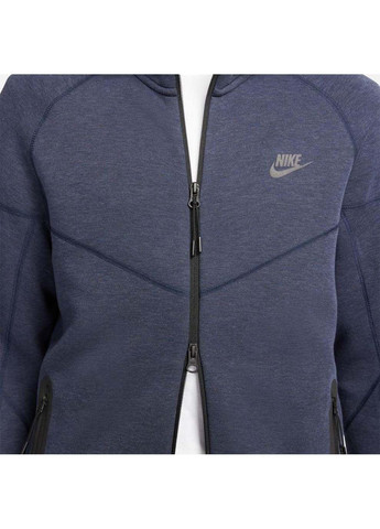 Мужская Толстовка M NK TCH FLC FZ WR HOODIE Синий Nike (302234247)