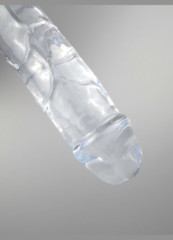 Фалоімітатор з присоскою, прозорий No Brand (316262376)