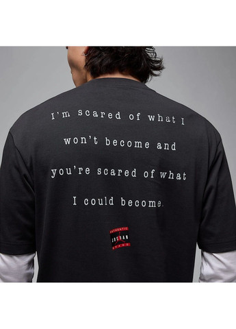 Черная футболка мужская crew-neck black Air Jordan