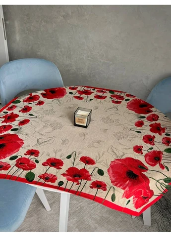 Скатерть гобеленовая CAYETANA, 97х100, Квадратная, Повседневный, Без люрекса, 75% полиэстер, 15% акрил, 10% хлопок, Гобелен LiMaSo (390491716)