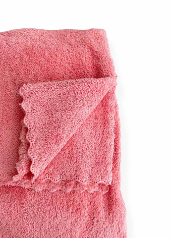 Комплект однотонных полотенец 2 шт., микрофибра Homedec однотонный розовый