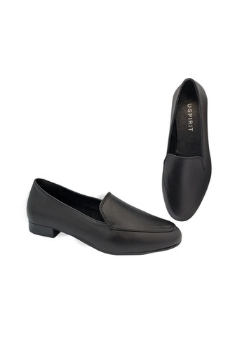 U.Spirit Лоферы черный з натуральная кожа, украина — всесезон (319326925)