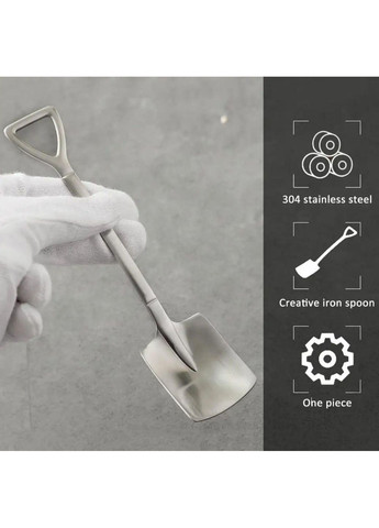 Чайная ложкав виде лопаты, нержавеющая сталь. No Brand (314813427)