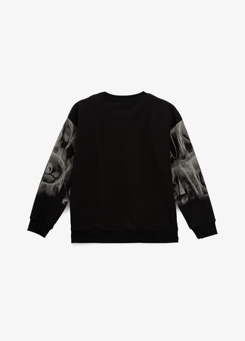 Baby Show свитшот с узором для мальчика 13219 134 см черный shop (2000990965448) черный повседневный хлопок