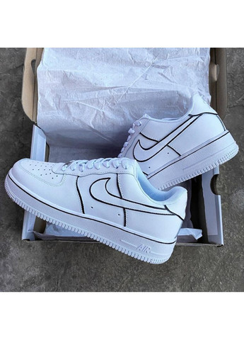 Білі Осінні кросівки чоловічі nike air force 1 white v3 найк аір форс 1 преміум No Brand