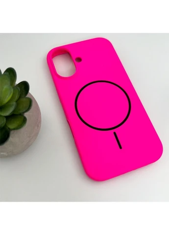 Чехол для смартфона Silicone Case Magnetic для Apple iPhone 17 Shiny Pink No Brand (382774122)