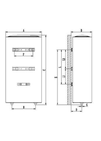 Бойлер FLAT RZB100 ET+DT BASIC 100 л Ocean