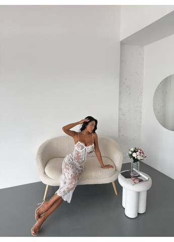 Ніжний мереживний пеньюар з трусиками Vakko (367047243)