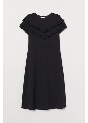 Черное платье для беременных H&M