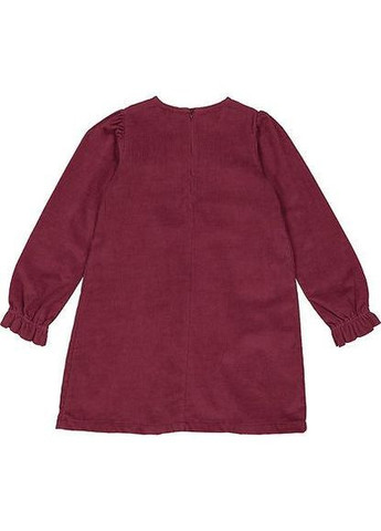 Вишнева дитяча вельветова сукня для дівчинки вишнева (251112104) Green Cotton (370372503)