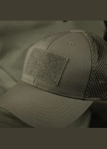 Бейсболка тактична з сіткою Elite Flex Dark Olive M-TAC (315339463)