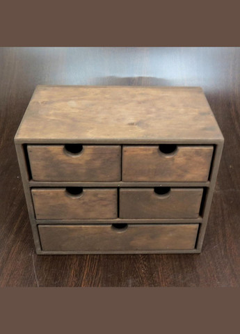 Міні-комод з дерева Мерсінг сепія (МНК-002808) No Brand (328226887)