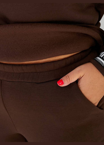 Жіночий прогулянковий костюм двійка колір шоколад New Trend (304991072)