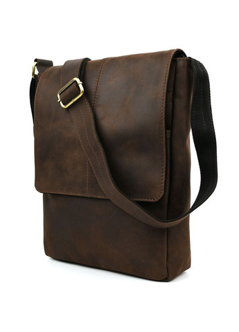 Мужская сумка кожаная А4 через коричневое плечо RC-1501-3md crazy horse TARWA (368859904)