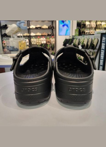 Бежевые женские сандалии мэри джейн черные classic mary jane black Crocs