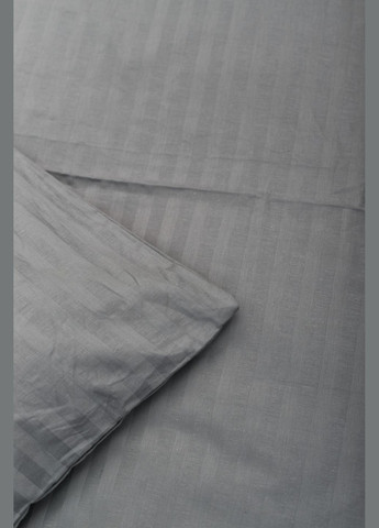 Комплект постельного белья Satin Stripe полуторный 143х210 наволочки 2х50х70 (MS-820003656) Moon&Star stripe gray (288043666)