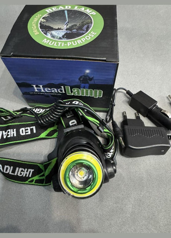 Найяскравіший і найпотужніший налобний ліхтар на голову для риболовлі Lamp Cree T6 акумуляторний 18650 х 2 WD-419 Head (297331152)