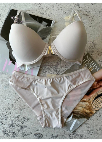 Пудровий жіноча нижня білизна комплект пудра Weiyesi