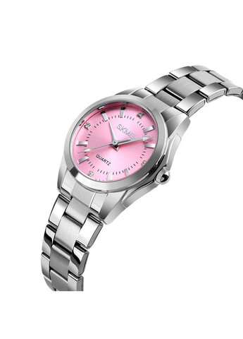 Часы кварцевые женские серебристые с водонепроницаемостью 30 м стрелочные для повседневной носки ProDobro (367264782)