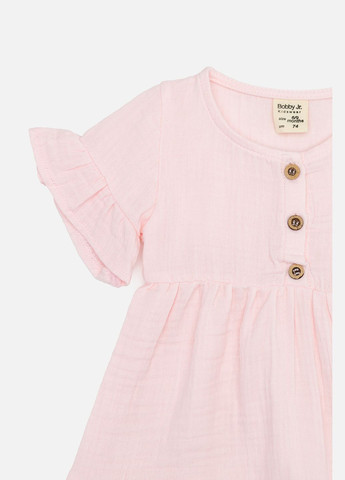 Рожева сукня з коротким рукавом для дівчинки колір рожевий цб-00243496 Bobby (297060037)