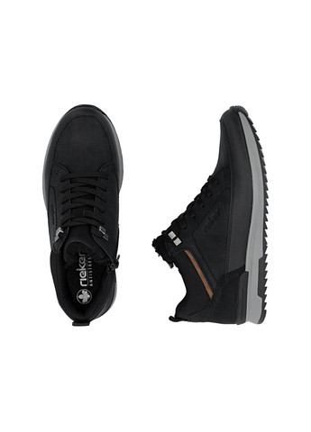 Черные зимние ботинки комфорт мужские 16125-00 Rieker