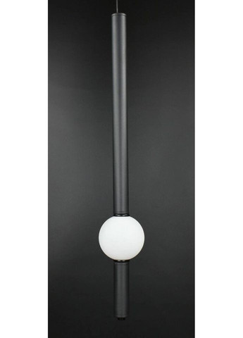 Люстра светодиодная подвесная LED светильник для квартиры на потолок лэд 26967 Черный 65-180х10х10 см. Sunnysky (335974728)