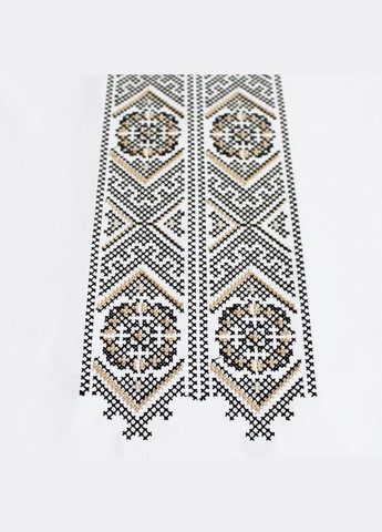 Белая футболка вышитая мужская хлопковая белая Ladan