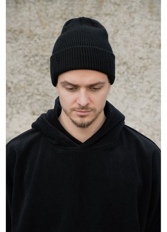 Трикотажная шапка Prestige Destroyed Black Without (363044261)