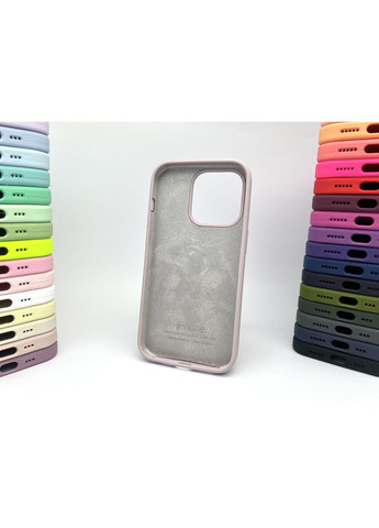 Чохол на 14 PRO MAX Silicone case мікрофібра силіконовий для айфона 14 ПРО МАКС Какао / Brown cover No Brand (369137585)