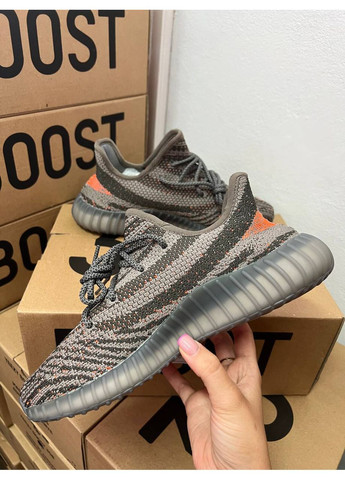 КРОСІВКИ ЖІНОЧІ ADIDAS YEEZY 350 V2 DARK BELUGA АДІДАС ІЗІ БУСТ No Brand комбіновані демісезони (368869299)