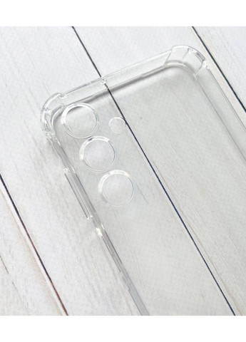 Прозорий силіконовий чохол з потовщеними кутами на Samsung Galaxy A25 (A256) Creative (360686659)