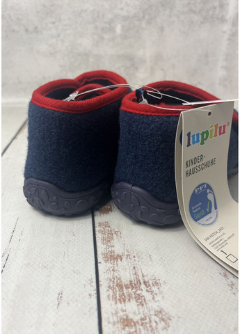Темно-синие тапочки детские на мальчика темно-синий (1070) Lupilu