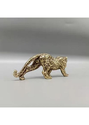 Мини медная латунная настольная статуэтка фигурка в виде Леопард No Brand (292260717)