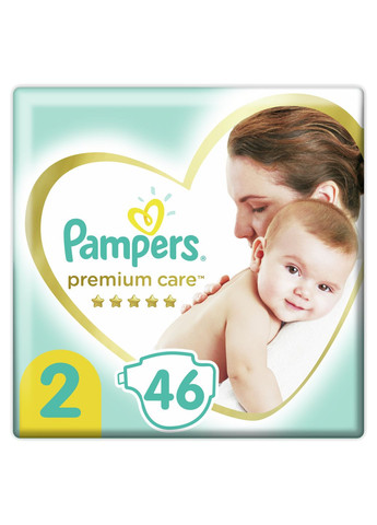Підгузки Pampers premium care розмір 2 (4-8 кг) 46 шт (268139683)