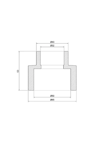 Муфта PPR 50х32 Thermo Alliance (397089685)