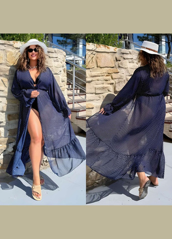 Жіноча літня пляжна туніка халат парео накидка напівпрозора червона Україна (345557404)