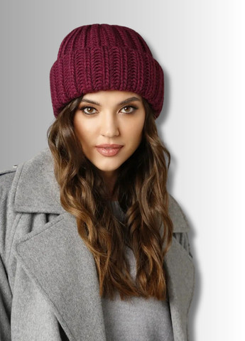 Пишна жіноча шапка - Барбара No Brand Шапка жіноча (352165556)