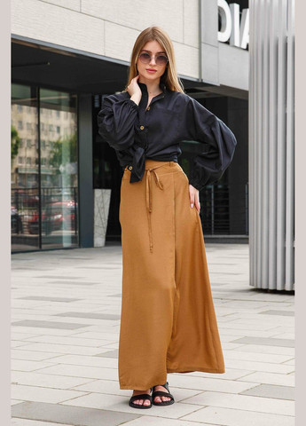 Жіноча спідниця прилеглого силуету із запахом та паском (Петра-максі СП03) RiMari (364462349)