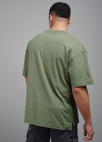 Зеленая футболка мужская оливковая 103111 Power