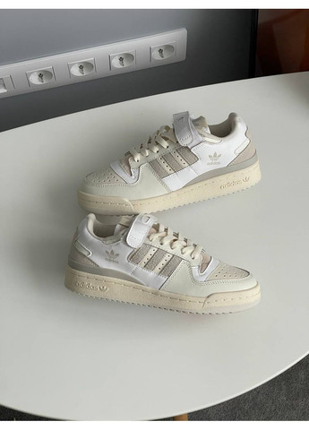 Кросівки жіночі і чоловічі Adidas Forum 84 beige white grey | Адідас Форум 84 бежеві білі сірі No Brand білі демісезони (357207852)
