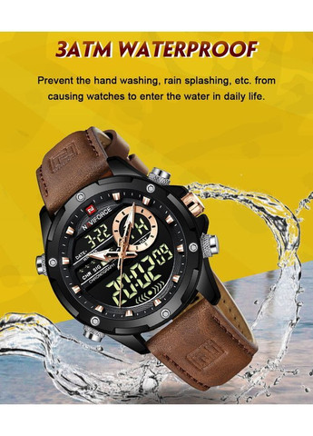 Наручные часы мужские Pride Черный (2799) Naviforce (363318823)