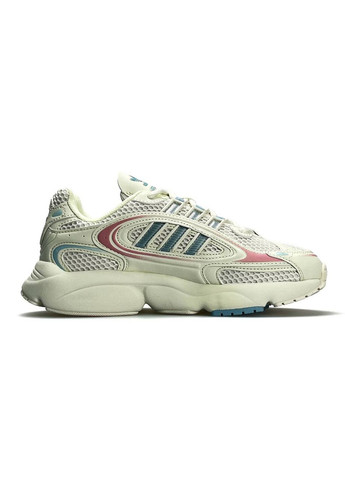 Кроссовки женские Adidas Beige Pink Blue No Brand Originals Ozmillen бежевые демисезоны (324105922)