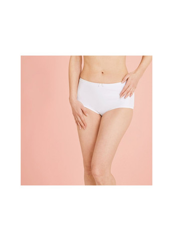Трусики коригувальні високі з ефектом утяжки для жінки LYCRA® 450733 білий Esmara С эластичным поясом (322220788)