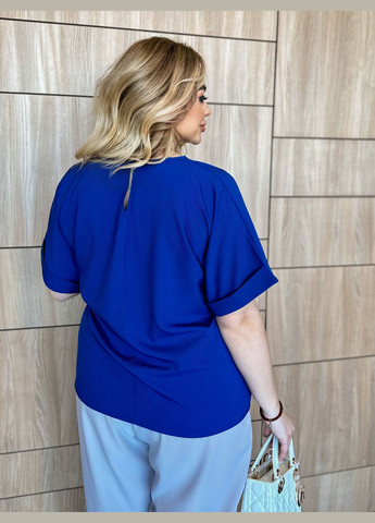Синяя блуза No Brand
