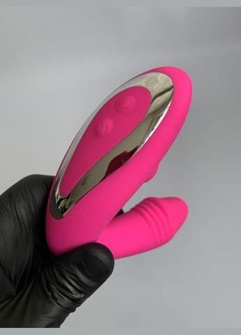 Мощный вибратор двойной мастурбатор с эффектом лизания двухсторонний No Brand (329447954)