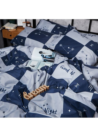 Комплект постільної білизни Микросатин Premium «» Двоспальний 175х210 наволочки 4х70х70 (MS-820008094) Moon&Star Zodiac Dream (356112938)