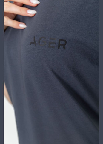 Комбінована демісезон футболка жіноча, колір чорний, Ager
