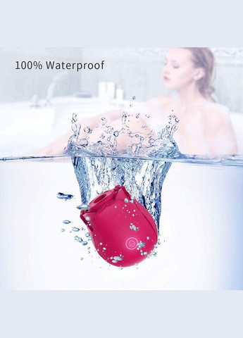 Вакуумний стимулятор клітора з вібрацією у вигляді квітки Rose, рожевий Boss Series (331168629)