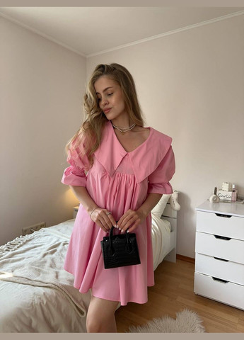 Розовое нежное летнее платье Luna