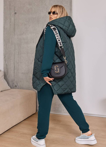 Костюм трійка: джогери, світшот та стильний подовжений жилет Tik-Tak (341736256)